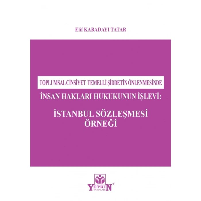 İnsan Hakları Hukukunun İşlevi: İstanbul Sözleşmesi Örneği