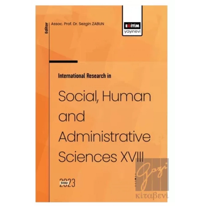 International Research in Social, Human and Administrative Sciences XVIII