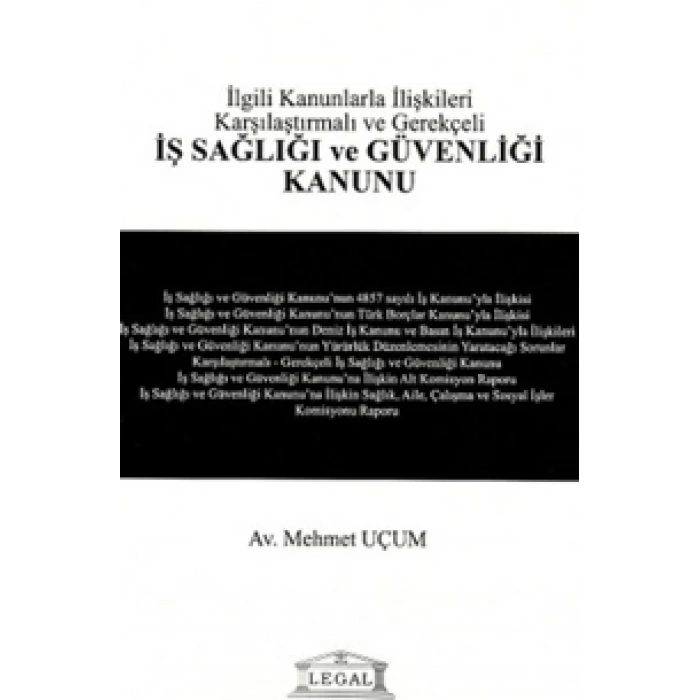 İş Sağlığı ve Güvenliği Kanunu