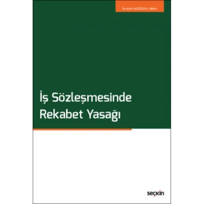 İş Sözleşmesinde Rekabet Yasağı
