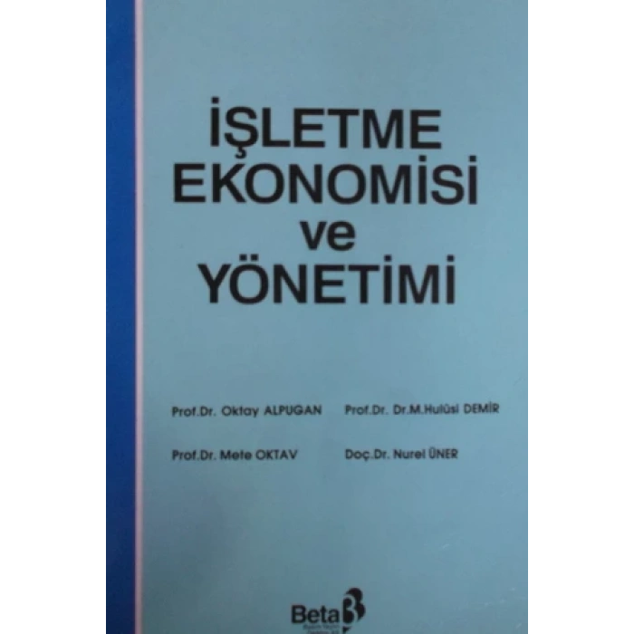 İşetme Ekonomisi ve Yönetimi