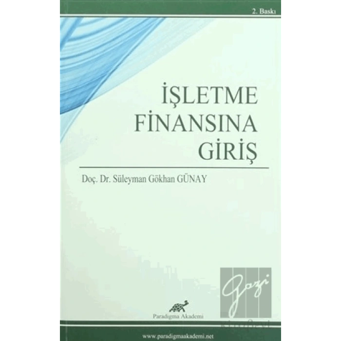 İşletme Finansına Giriş