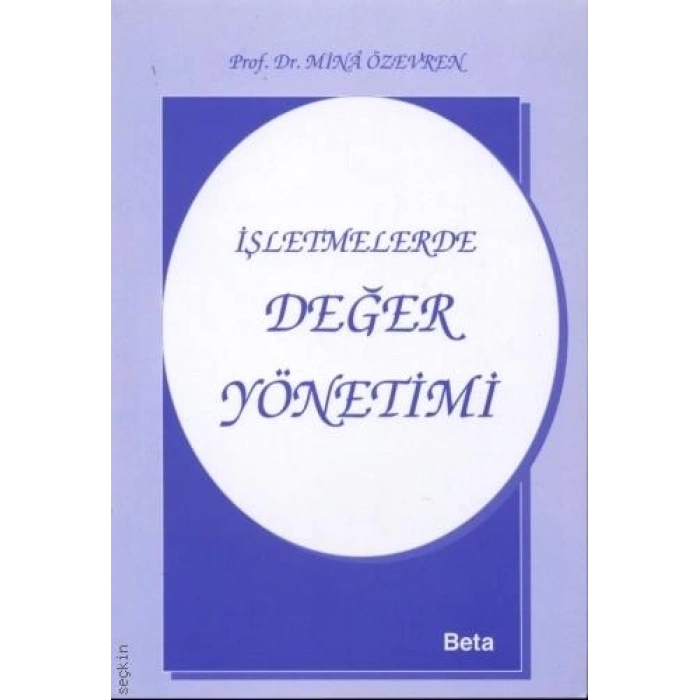 İŞLETMELERDE DEĞER YÖNETİMİ/BETA-ÖZEVREN