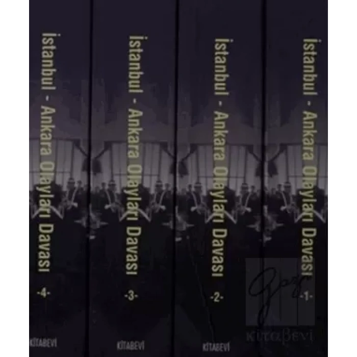 İstanbul - Ankara Olayları Davası (4 Kitap Takım)