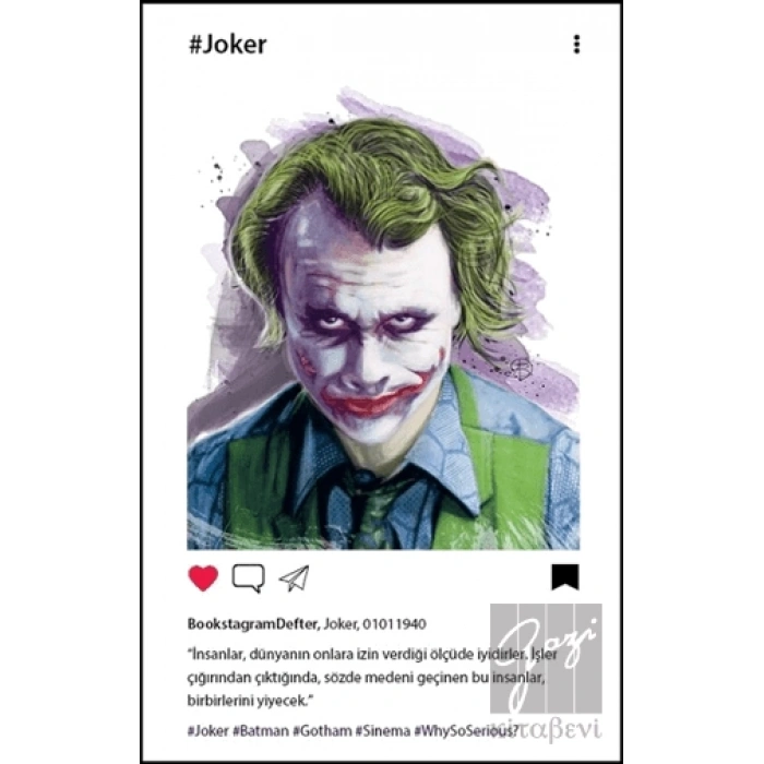 Joker Bookstagram Defter