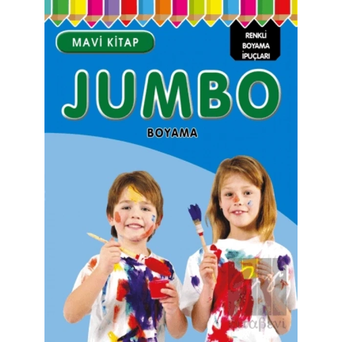 Jumbo Boyama - Mavi Kitap