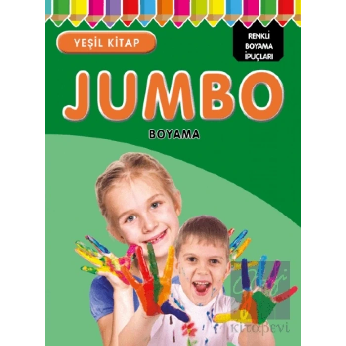 Jumbo Boyama - Yeşil Kitap