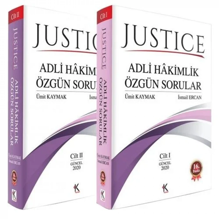 JUSTICE Adli Hakimlik Özgün Sorular