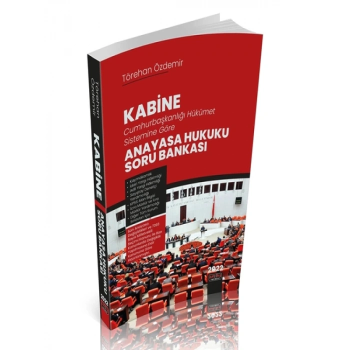 Kabine Anayasa Hukuku Soru Bankası Savaş Yayınları 2022