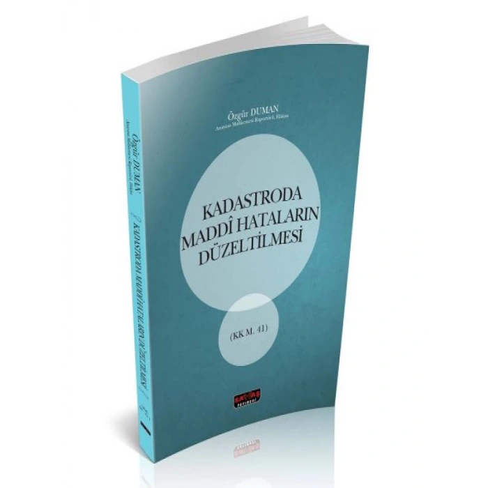 Kadastroda Maddi Hataların Düzeltilmesi - Özgür Duman