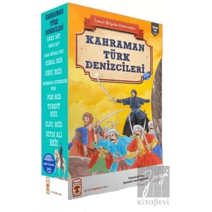 Kahraman Türk Denizciler Seti (10 Kitap)