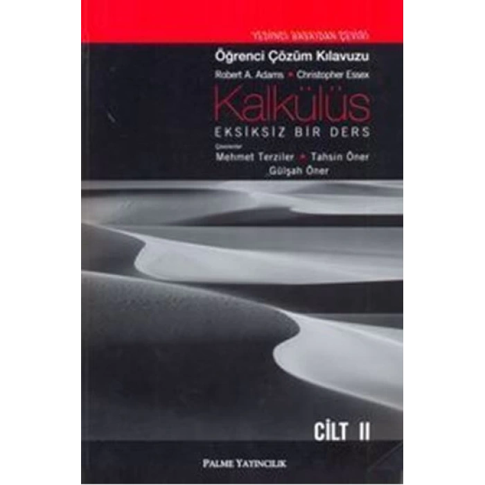 KALKÜLÜS 2.CİLT ÖĞRENCİ ÇÖZÜM KLAVUZU - PALME