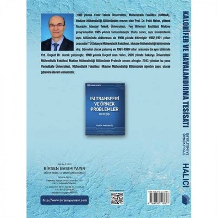 Kalorifer ve Havalandırma Tesisatı Isı Yalıtımı ve Örnek Proje / Prof Dr. Fethi Halıcı