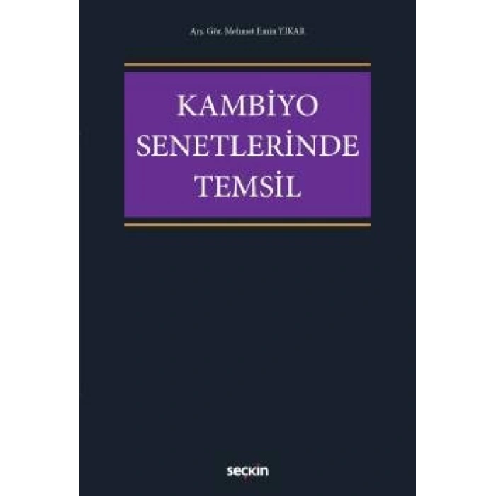 Kambiyo Senetlerinde Temsil
