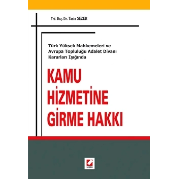 Kamu Hizmetine Girme Hakkı