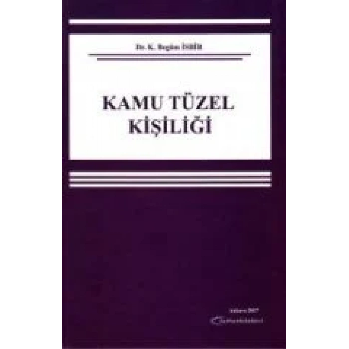 KAMU TÜZEL KİŞİLİĞİ