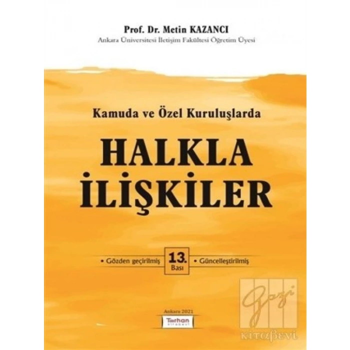 Kamuda ve Özel Kuruluşlarda Halkla İlişkiler