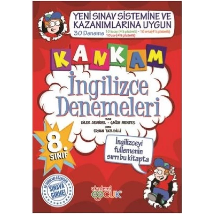 Kankam İngilizce Denemeleri - 8. Sınıf 30 Deneme