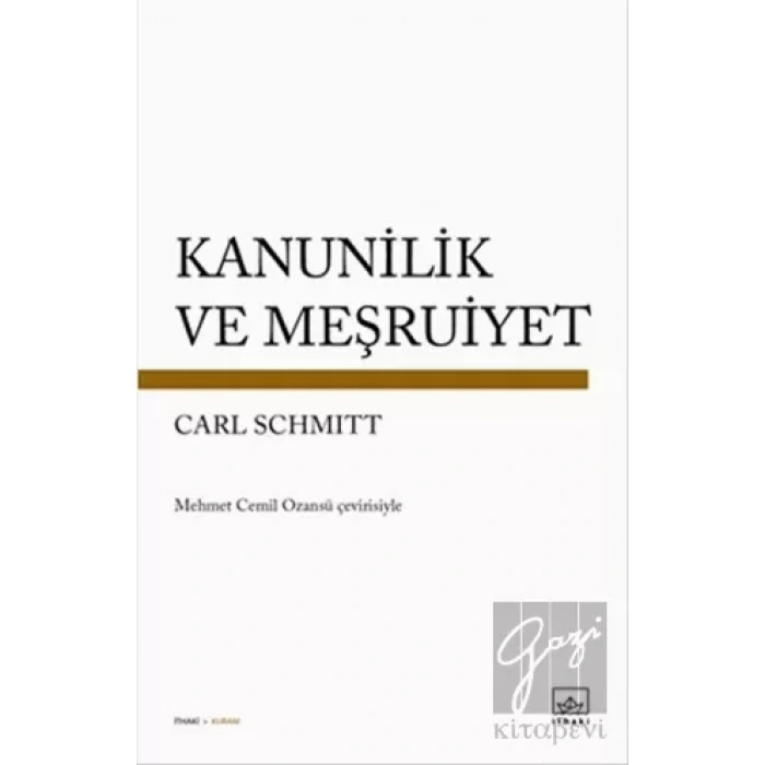 Kanunilik ve Meşruiyet