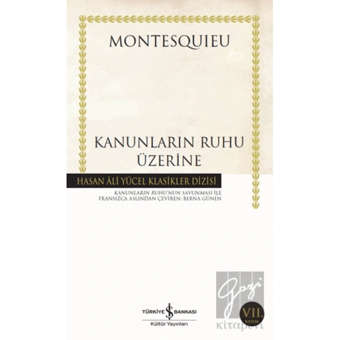 Kanunların Ruhu Üzerine