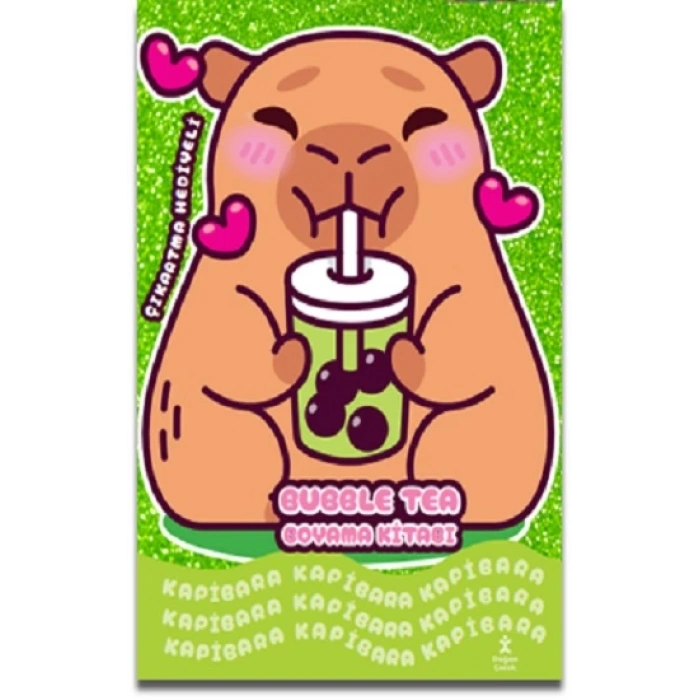 Kapibara - Bubble Tea Boyama Kitabı