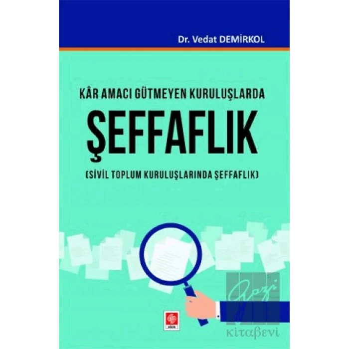 Kar Amacı Gütmeyen Kuruluşlarda Şeffaflık