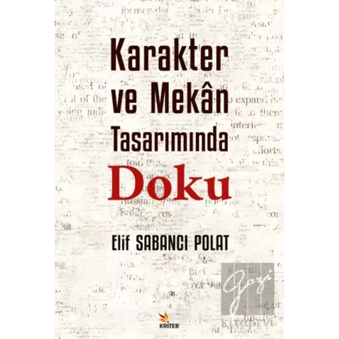 Karakter Ve Mekân Tarımında Doku