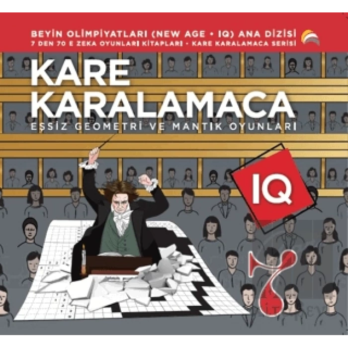 Kare Karalamaca 7 - 7’den 70’e Zeka Oyunları Kitapları Eşsiz Geometri ve Mantık Oyunları