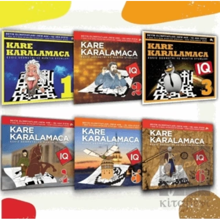 Kare Karalamaca Seti 1 - 7 den 70 e Akıl ve Mantık Oyunları