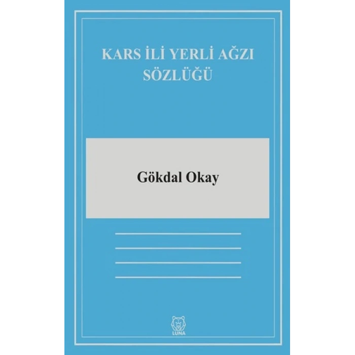 Kars İli Yerli Ağzı Sözlüğü