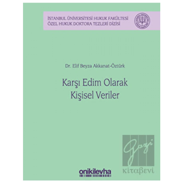 Karşı Edim Olarak Kişisel Veriler