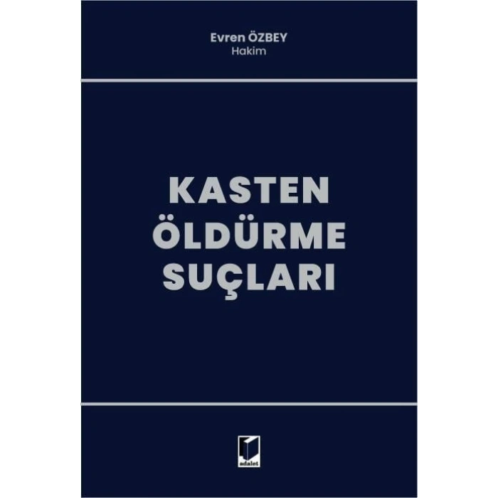 Kasten Öldürme Suçları