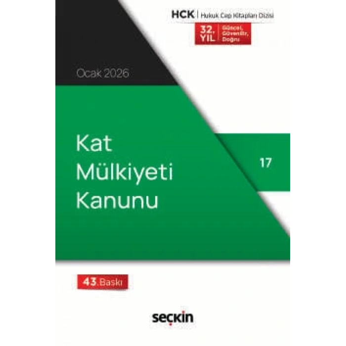 Kat Mülkiyeti Kanunu (Cep Kitabı)