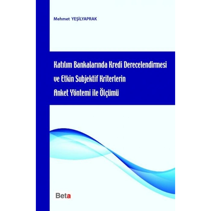 Katılım Bankalarında Kredi Derecelendirmesi ve