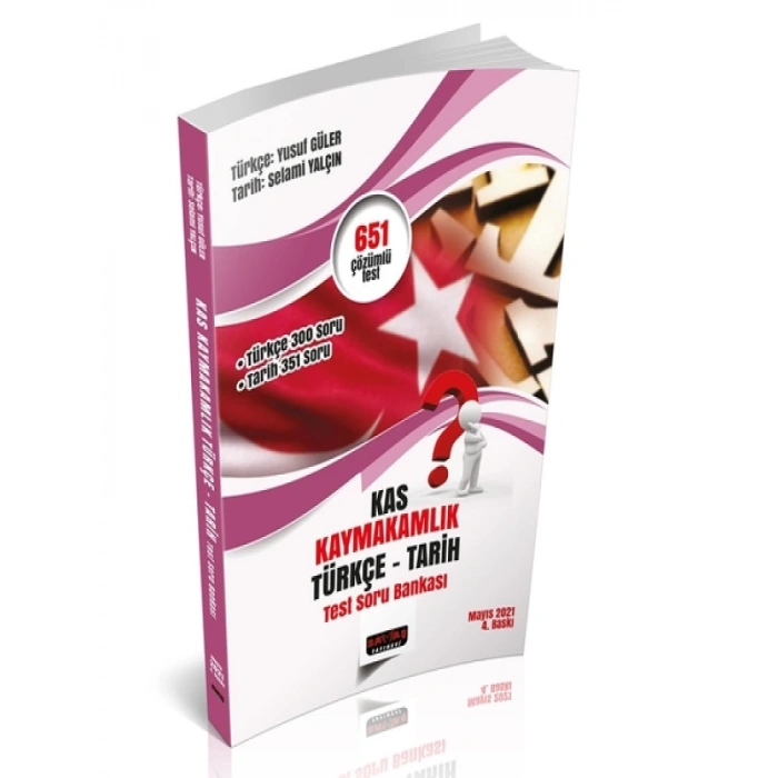 Kaymakamlık Sınavı Türkçe-Tarih Test Soru Bankası Mayıs 2021