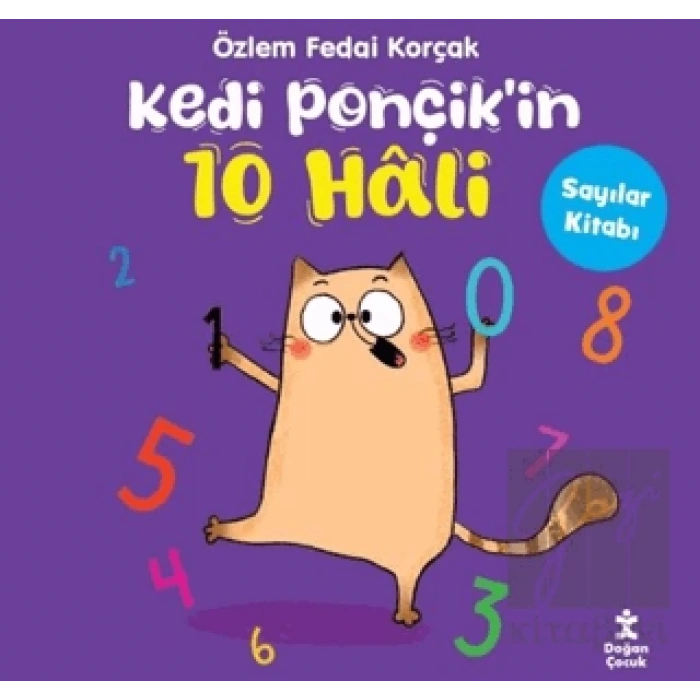 Kedi Ponçikin 10 Hali - Sayılar Kitabı