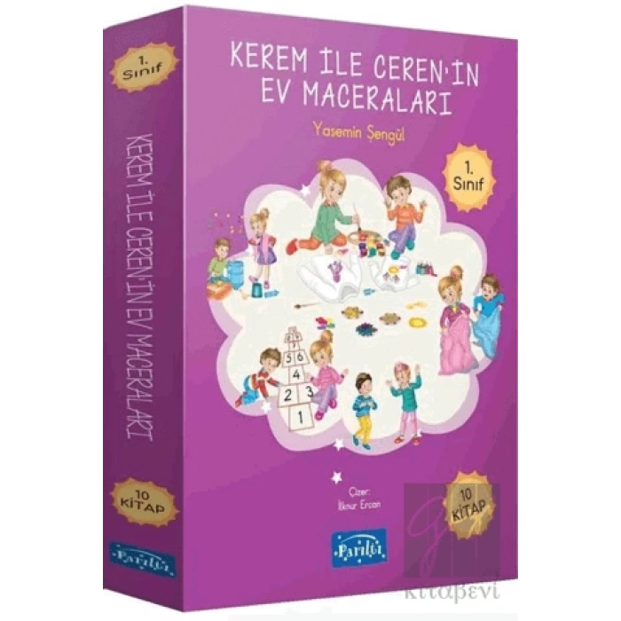 Kerem ile Ceren’in Ev Maceraları 10 Kitap Set