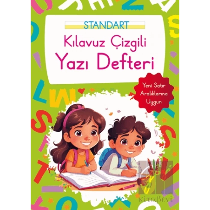 Kılavuz Çizgili Yazı Defteri Büyük Boy - Yeşil