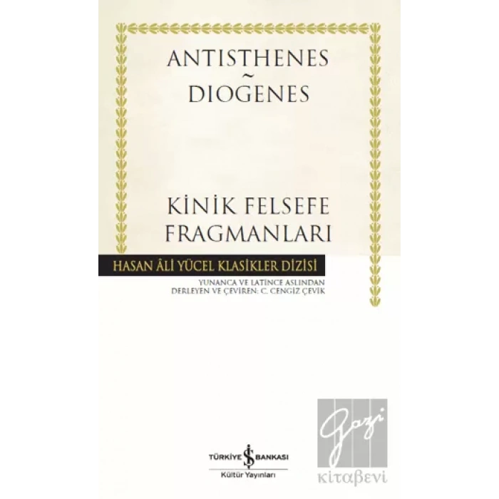 Kinik Felsefe Fragmanlari (Ciltli)