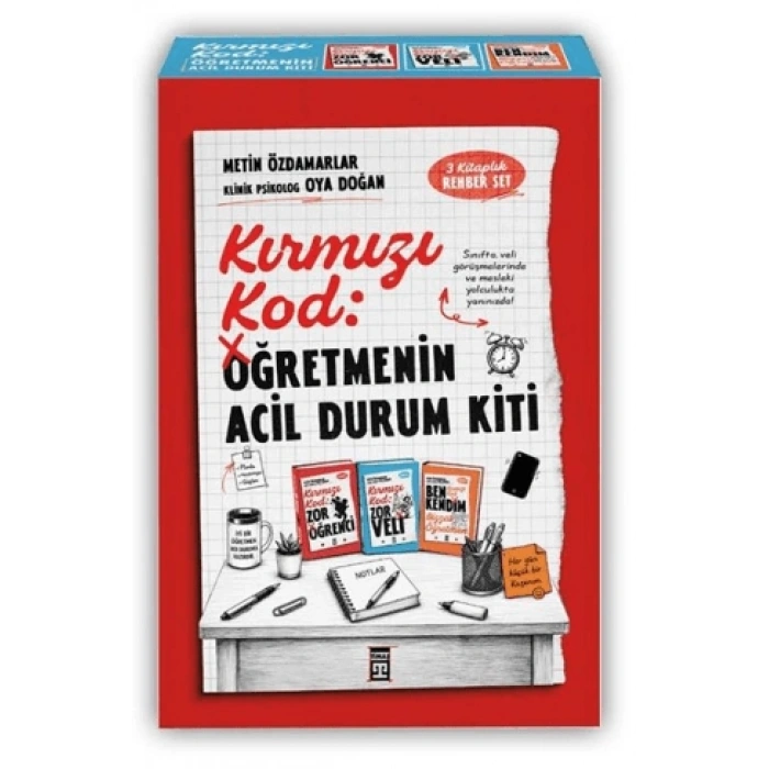Kırmızı Kod - Öğretmenin Acil Durum Kiti (Set -3 Kitap)