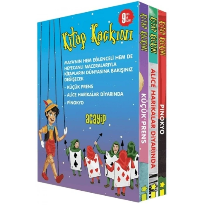 Kitap Kaçkını Seti - 3 Kitap Takım - Kutulu