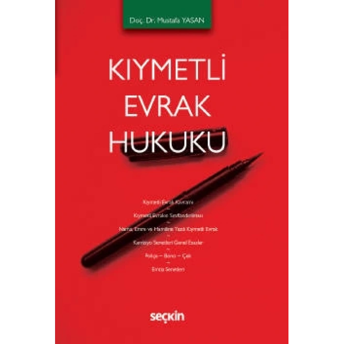 Kıymetli Evrak Hukuku