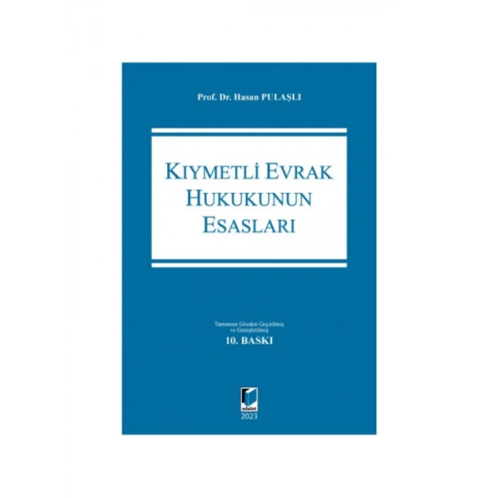 Kıymetli Evrak Hukukunun Esasları