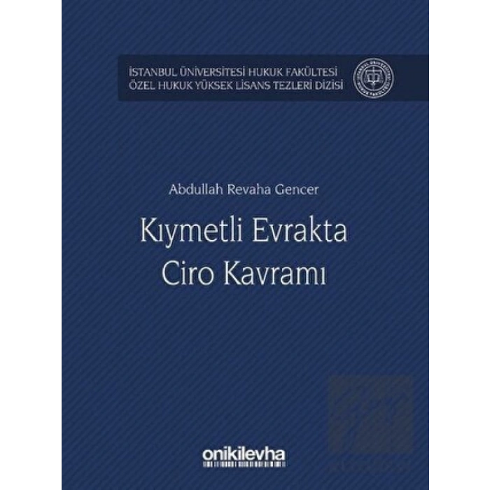 Kıymetli Evrakta Ciro Kavramı