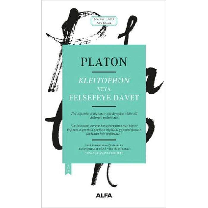 Kleitophon veya Felsefeye Davet