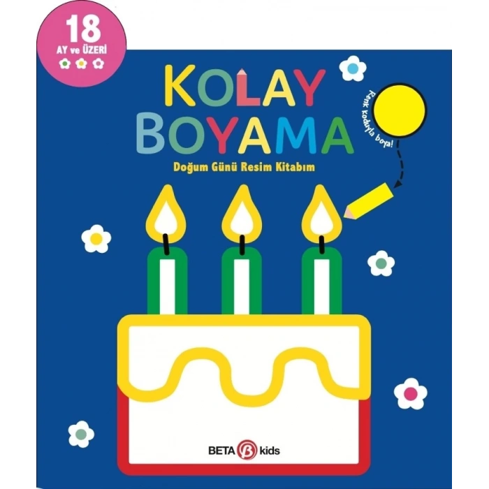 Kolay Boyama - Doğum Günü Resim Kitabım