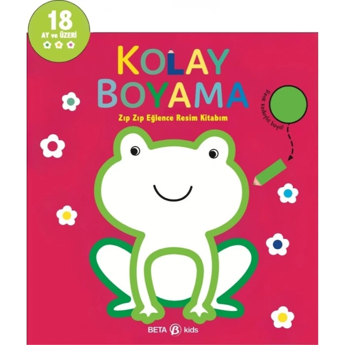 Kolay Boyama - Zıp Zıp Eğlence Resim Kitabım