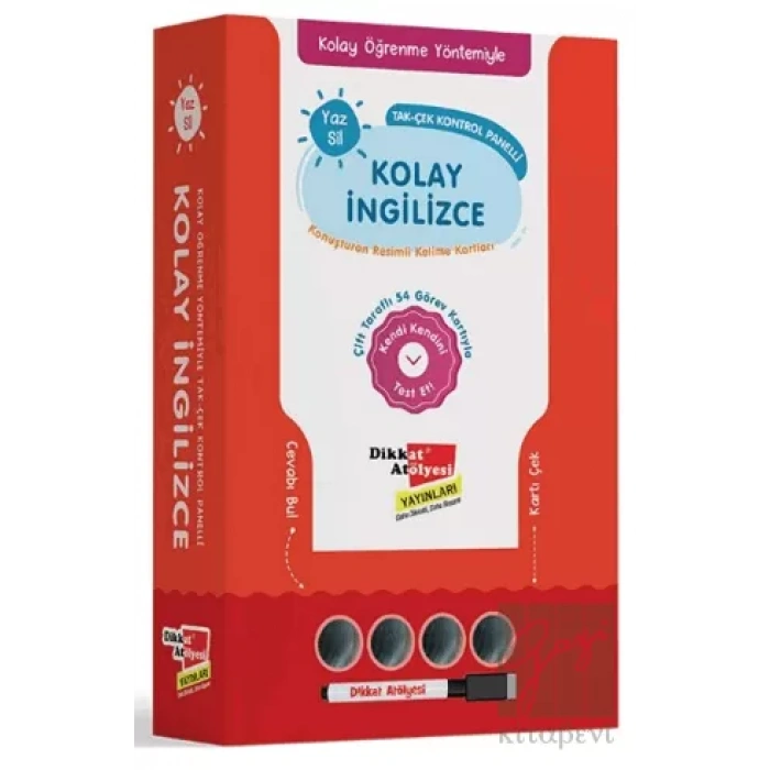 Kolay İngilizce Konuşturan Resimli Kelime Kartları