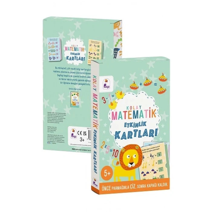 Kolay Matematik Etkinlik Kartları (Ciltli-Kutulu)