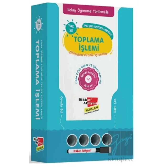 Kolay Öğrenme Yöntemiyle Yaz Sil Toplama İşlemi Oyunu